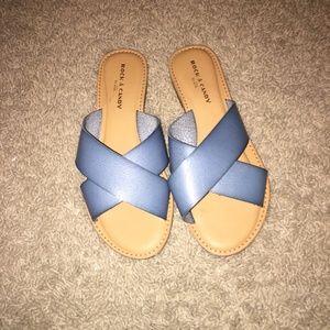 Never Worn Blue Sandals